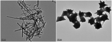 Graphical abstract: A facile synthesis of size- and shape-controlled Gd(OH)3 nanoparticles and Gd(OH)3@Au core/shell nanostars