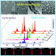 Graphical abstract: Controlled synthesis of lanthanide-doped Gd2O2S nanocrystals with novel excitation-dependent multicolor emissions