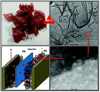 Graphical abstract: Unique perforated graphene derived from Bougainvillea flowers for high-power supercapacitors: a green approach