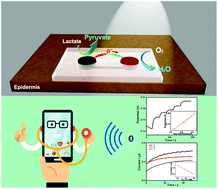 Graphical abstract: Single wearable sensing energy device based on photoelectric biofuel cells for simultaneous analysis of perspiration and illuminance