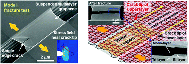 Graphical abstract: Asynchronous cracking with dissimilar paths in multilayer graphene