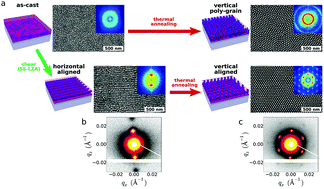 Graphical abstract: Pathway-engineering for highly-aligned block copolymer arrays