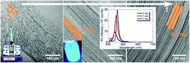 Graphical abstract: Low-temperature benchtop-synthesis of all-inorganic perovskite nanowires