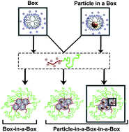 Graphical abstract: Dendrimer-encapsulated nanoparticle-core micelles as a modular strategy for particle-in-a-box-in-a-box nanostructures