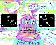 Graphical abstract: Cobalt carbonyl-catalyzed carbonylation of functionalized aziridines to versatile β-lactam building blocks