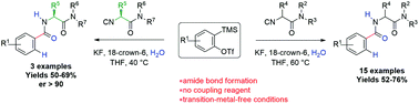 Graphical abstract: An aryne-based three-component access to α-aroylamino amides