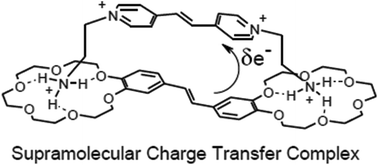 Graphical abstract: Femtosecond excited state dynamics of a stilbene–viologen charge transfer complex assembled via host–guest interaction
