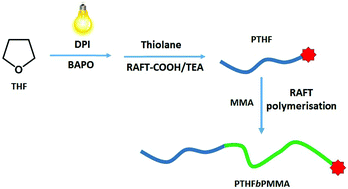 Graphical abstract: Synthesis of block copolymers by mechanistic transformation from photoinitiated cationic polymerization to a RAFT process