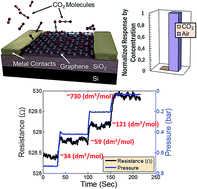Graphical abstract: Graphene-based CO2 sensing and its cross-sensitivity with humidity