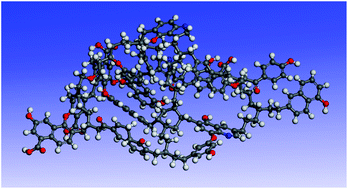 Graphical abstract: Construction and evaluation of chemical structure model of Huolinhe lignite using molecular modeling