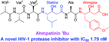 Graphical abstract: Ahmpatinin iBu, a new HIV-1 protease inhibitor, from Streptomyces sp. CPCC 202950