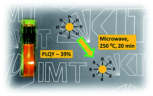 Graphical abstract: Highly photoluminescent and stable silicon nanocrystals functionalized via microwave-assisted hydrosilylation