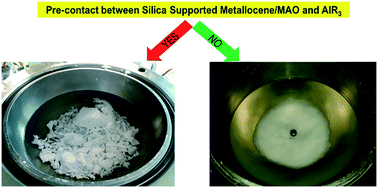 Graphical abstract: Avoiding leaching of silica supported metallocenes in slurry phase ethylene homopolymerization