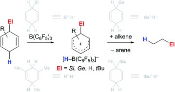 Graphical abstract: Cyclohexa-1,4-dienes in transition-metal-free ionic transfer processes