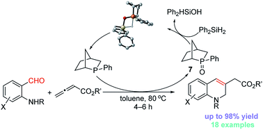 Graphical abstract: Bridged [2.2.1] bicyclic phosphine oxide facilitates catalytic γ-umpolung addition–Wittig olefination