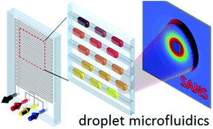 Graphical abstract: Droplet microfluidic SANS