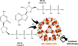Graphical abstract: Towards improved HIV-microbicide activity through the co-encapsulation of NRTI drugs in biocompatible metal organic framework nanocarriers