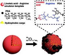Graphical abstract: Interfacially active polydopamine for nanoparticle stabilized nanocapsules in a one-pot assembly strategy toward efficient drug delivery