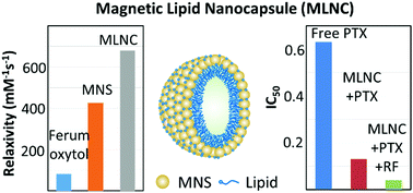Graphical abstract: Magnetic lipid nanocapsules (MLNCs): self-assembled lipid-based nanoconstruct for non-invasive theranostic applications