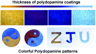 Graphical abstract: Mussel-inspired polydopamine coatings for large-scale and angle-independent structural colors