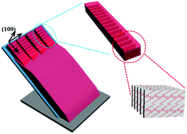 Graphical abstract: Macroscopically aligned nanowire arrays of π-conjugated polymers via shear-enhanced crystallization
