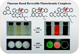 Graphical abstract: Fluoran salicylaldehyde hydrazone Zn(ii) complexes: reversible photochromic systems both in solution and in a solid matrix