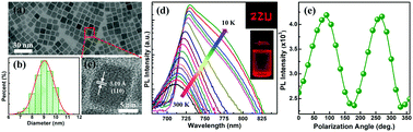Graphical abstract: Polarized emission effect realized in CH3NH3PbI3 perovskite nanocrystals