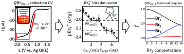 Graphical abstract: Probing the speciation of quaternary ammonium polybromides by voltammetric tribromide titration