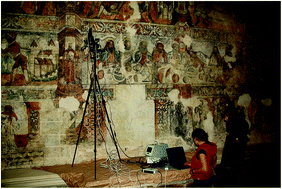 Graphical abstract: Portable and laboratory analytical instruments for the study of materials, techniques and environmental impacts in mediaeval mural paintings