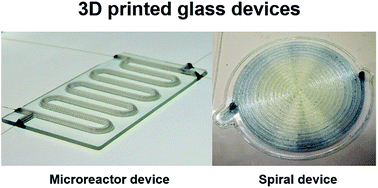Graphical abstract: Chemical analysis using 3D printed glass microfluidics
