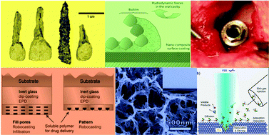 Graphical abstract: A review of nanostructured surfaces and materials for dental implants: surface coating, patterning and functionalization for improved performance