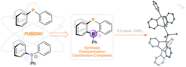 Graphical abstract: Fusing triphenylphosphine with tetraphenylborate: introducing the 9-phosphatriptycene-10-phenylborate (PTB) anion
