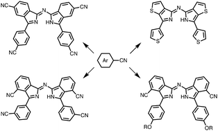 Graphical abstract: Synthesis of fused-ring aza-dipyrromethenes from aromatic nitriles