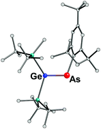 Graphical abstract: Arsagermene, a compound with an –As [[double bond, length as m-dash]] Ge [[double bond splayed right]]  double bond