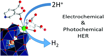 Graphical abstract: Photochemical and electrochemical hydrogen evolution reactivity of lanthanide-functionalized polyoxotungstates