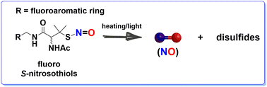 Graphical abstract: Synthesis and nitric oxide releasing properties of novel fluoro S-nitrosothiols