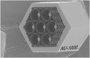 Graphical abstract: Revisiting the structural homogeneity of NU-1000, a Zr-based metal–organic framework