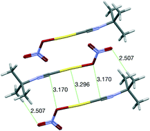 Graphical abstract: The interplay of non-covalent interactions determining the antiparallel conformation of (isocyanide)gold(i) dimers