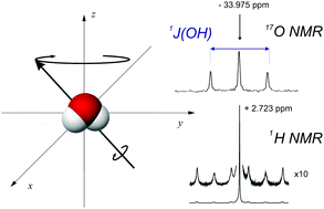 Graphical abstract: 17O and 1H NMR spectral parameters in isolated water molecules