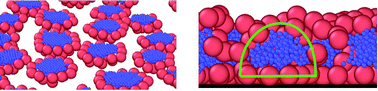 Graphical abstract: Molecular dynamics simulations of mono-tethered particles at solid surfaces