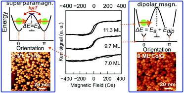 Graphical abstract: Dipolar magnetism in assembled Co nanoparticles on graphene