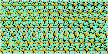 Graphical abstract: Two dimensional monolayer rhombic silicene on the diamond (111) surface
