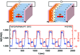 Graphical abstract: Charge-assisted non-volatile magnetoelectric effects in NiFe2O4/PMN-PT heterostructures
