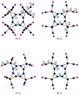 Graphical abstract: Metalcarbonyl analogues of annelated cyclooctatetraene and cyclodecapentaene derivatives with a planar core cycle: a quantum chemical study