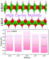 Graphical abstract: A novel hydrogenated boron–carbon monolayer with high stability and promising carrier mobility