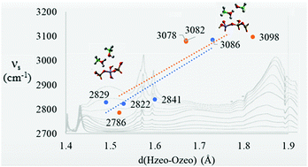 Graphical abstract: Computational QM/MM investigation of the adsorption of MTH active species in H-Y and H-ZSM-5
