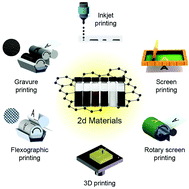 Graphical abstract: Functional inks and printing of two-dimensional materials
