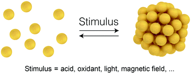 Graphical abstract: Stimuli-responsive self-assembly of nanoparticles