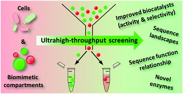 Graphical abstract: Advances in ultrahigh-throughput screening for directed enzyme evolution
