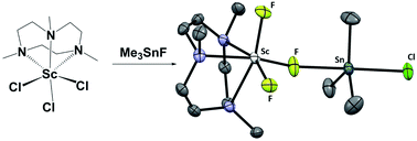 Graphical abstract: Group 3 metal trihalide complexes with neutral N-donor ligands – exploring their affinity towards fluoride